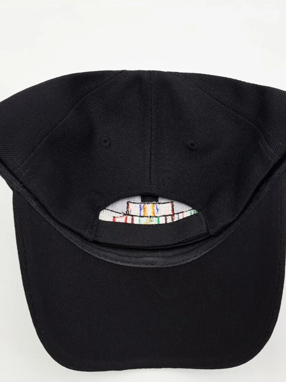 Licensed Gulf War Veteran Hat Black Campaign Ribbon Military Service Adjustable!